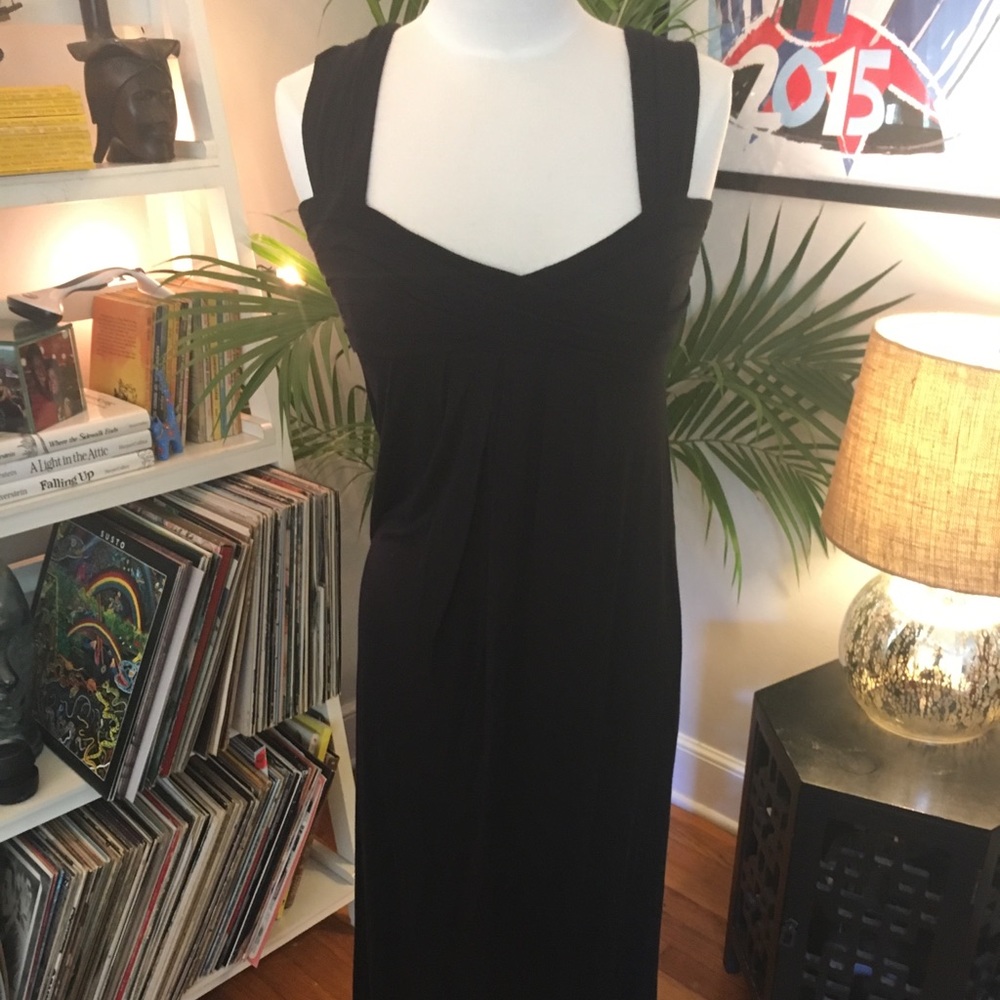 Classic Black Maxi Dress